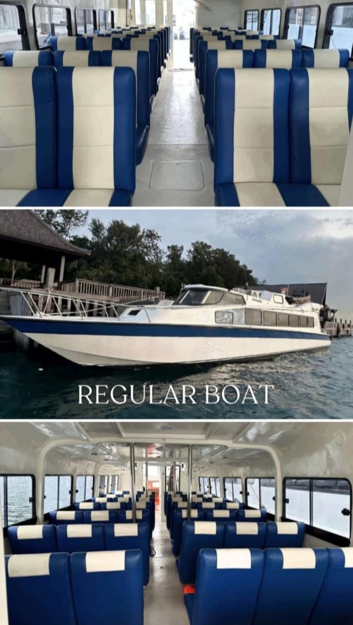 Transportasi kapal menuju Pulau Sepa Resort